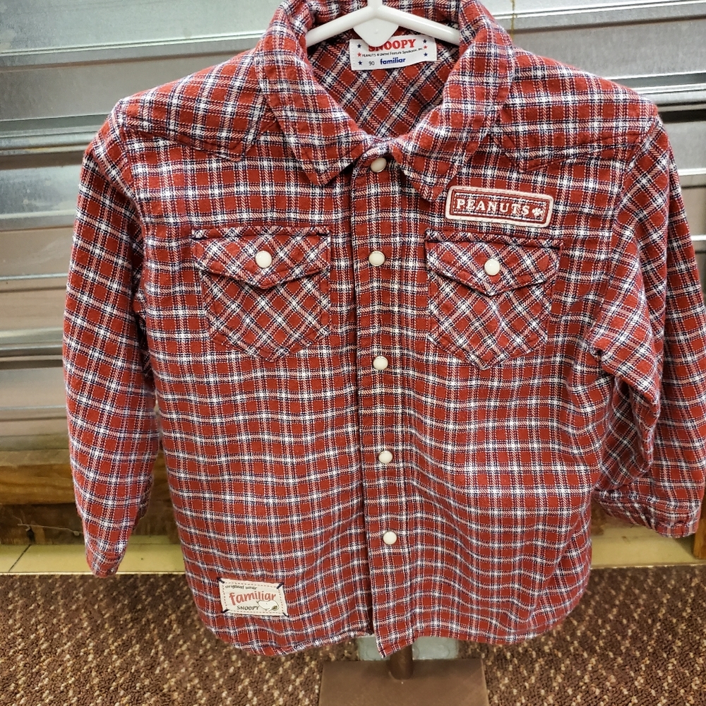 Snoopy flannel shirt